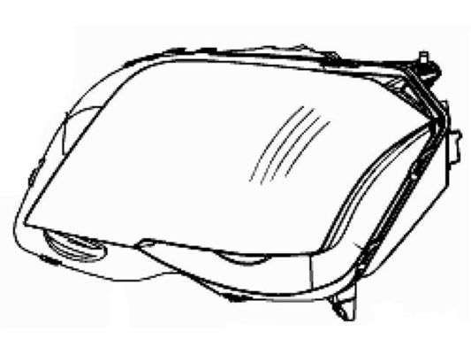 2048208859 মের্সেডস-বেঞ্জ GLK-CLASS (X204) এর জন্য হেডলাইট