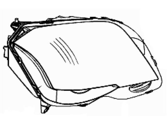 2048208959 মের্সেডস-বেঞ্জ GLK-CLASS (X204) এর জন্য হেডলাইট